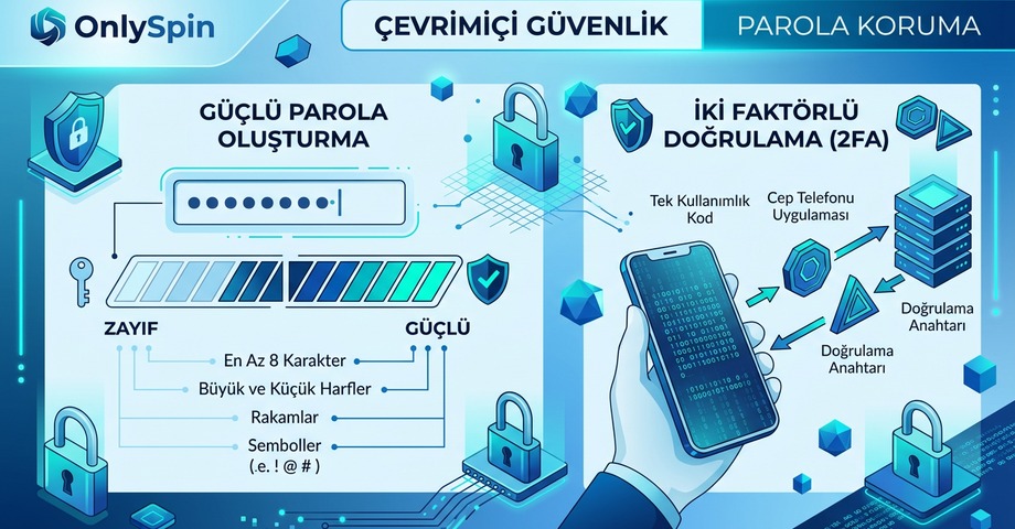 Online güvenlik önemleri ve parola koruma yöntemleri